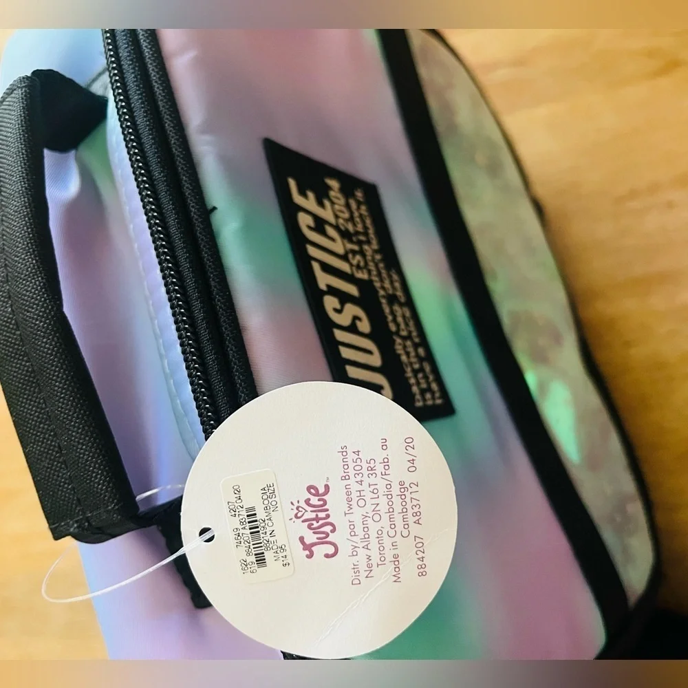 Justice Pastel Iridescent Bag Set